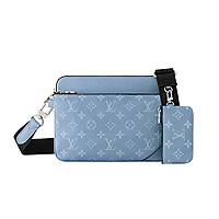 LOUIS VUITTON-M14781 루이비통 스카이 블루 모노그램 섀도우 트리오 메신저