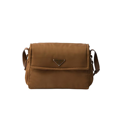 PRADA-1BD255 프라다레플 블랙 리나일론 미디엄 패딩 숄더백 30cm