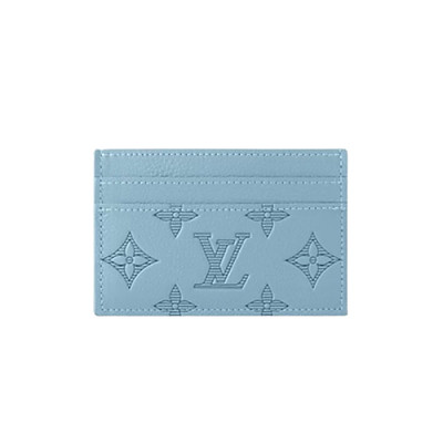 LOUIS VUITTON-M14791 루이비통 스카이 블루 모노그램 섀도우 더블 카드 홀더