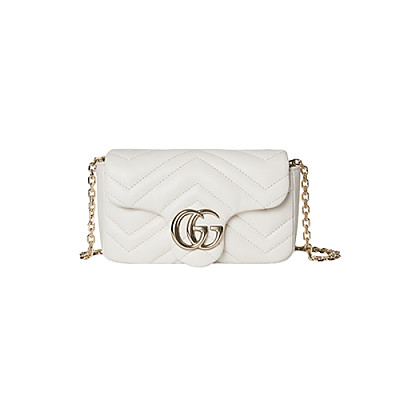 GUCCI-841290 6823 구찌 페일 핑크 가죽 GG 마몽 미니 숄더백