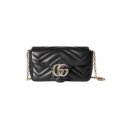 GUCCI-841290 6823 구찌 페일 핑크 가죽 GG 마몽 미니 숄더백