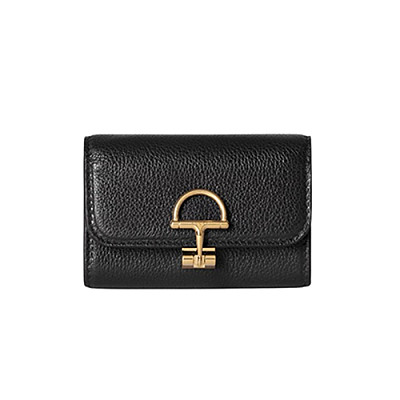 GUCCI-828148 1000 구찌 블랙 가죽 구찌 소프트빗 카드 케이스
