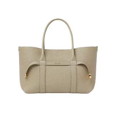 Loro Piana-FAO7473 로로피아나 블랙 카프스킨 기에라 스몰 쇼퍼백