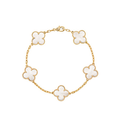 VAN CLEEF ARPELS-VCARP9 반클리프 블랙 빈티지 알함브라 브레이슬릿