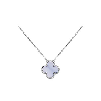 VAN CLEEF ARPELS-VCARA4 반클리프 골드/핑크 빈티지 알함브라 펜던트