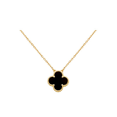 VAN CLEEF ARPELS-VCARA4 반클리프 골드/핑크 빈티지 알함브라 펜던트