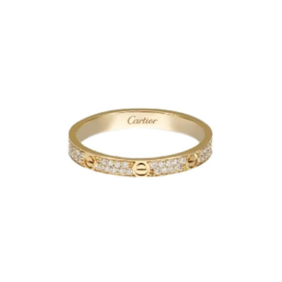 Cartier-B4218200 까르띠에 실버 미니 LOVE 링