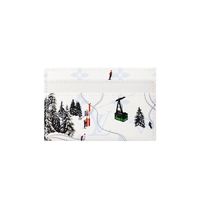 LOUIS VUITTON-M83699 루이비통 화이트 모노그램 섀도우 더블 카드 홀더