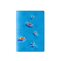 LOUIS VUITTON-M14877 루이비통 오렌지 컬러 모노그램 패스포트 커버
