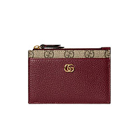 GUCCI-837966 6259 구찌 레드/핑크 GG 마몽 카드 케이스