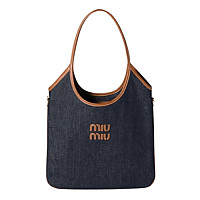 MIUMIU-5BG231 미우미우 파우더 핑크 아이비 스팽글 메쉬 백