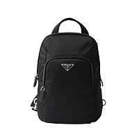 PRADA-2VZ116 프라다 그레이 리나일론 사피아노 가죽 백팩