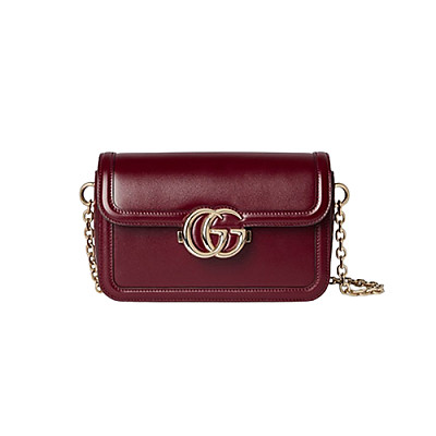GUCCI-826761 6207 구찌 레드 가죽 구찌 고 스몰 숄더백
