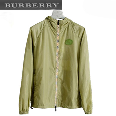 BURBERRY-08115 버버리 블랙 나일론 바람막이 후드 재킷 남성용