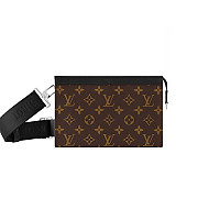 LOUIS VUITTON-M12813 루이비통 블루 모노그램 마카사르 가스통 웨어러블 월릿