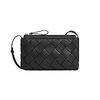 BOTTEGA VENETA-837112 보테가 베네타 라임스톤 디아고 지퍼 메신저 백