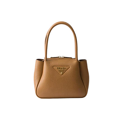 PRADA-1BA362 프라다 블랙 플루 가죽 미니 핸드백