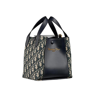 DIOR-M2840 디올 블루 Signature 스몰 버킷백
