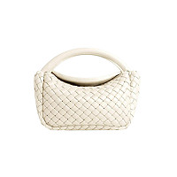 BOTTEGA VENETA-805739 보테가 베네타 블랙 스몰 코블 탑 핸들 백