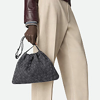 BOTTEGA VENETA-839102 보테가 베네타 화이트 라피아 더스트 백