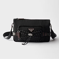 [스페셜오더]PRADA-2VH192 프라다 스피드록 리나일론 및 가죽 숄더백 카무플라주 그린