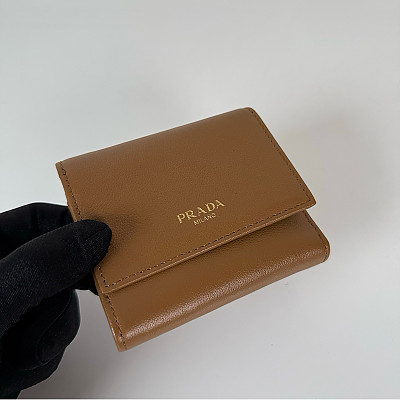 [스페셜오더]PRADA-1MH043 프라다 가죽 지갑 브라운