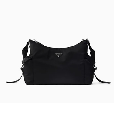 [스페셜오더]PRADA-2VH204 프라다 익스플로러 사이드 포켓 메신저 백 블랙