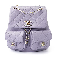 [스페셜오더]CHANEL-AS3860 샤넬 DUMA 듀마 투포켓 백팩 미디움 캐비어 연노랑 금장