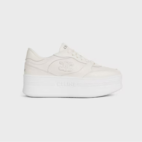 CELINE-366475 셀린느 트리옹프 패치 블록 웨지 스니커즈 여성용(굽 높이 5cm)
