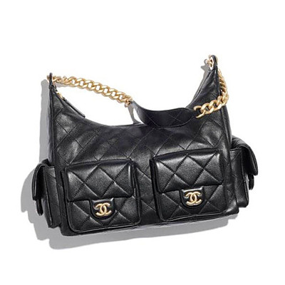 [스페셜오더]CHANEL-001218 샤넬 램스킨 맥시 호보백 스몰 제니백