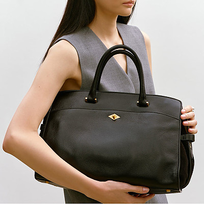 [스페셜오더]METIER-2850 메티에 송아지 가죽 숄더&크로스백 블랙