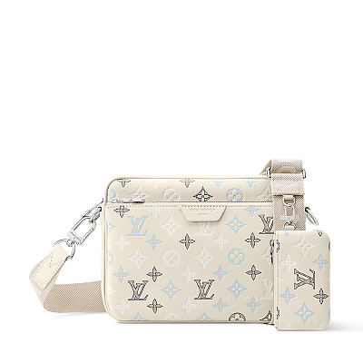 [스페셜오더]LOUIS VUITTON-N50068 루이비통 스톤 그레이 다미에 솔트 트리오 메신저