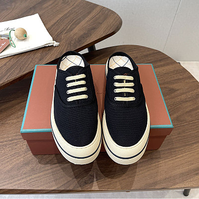 LORO PIANA-05139 로로피아나 2026SS 여성용 스프링/서머 신형 캔버스 신발 세미 슬립 캐주얼 슈즈