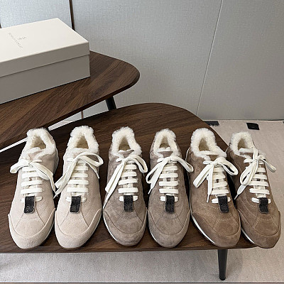 BRUNELLO CUCINELLI-08181 브루넬로 쿠치넬리 2026SS 레이스업 울 캐주얼 슈즈