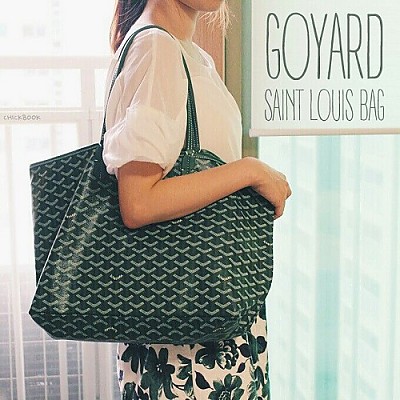 [스페셜오더]GOYARD-고야드 그린 라지 GM 앙주 쇼퍼백