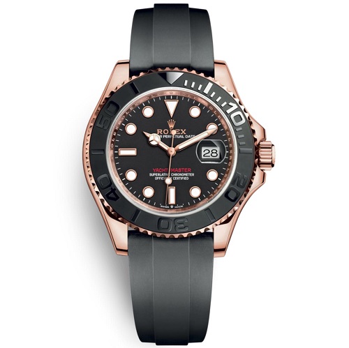 [스페셜오더]ROLEX-롤렉스 요트-마스터 에버로즈 골드 세라크롬 베젤 블랙 남성시계 40mm