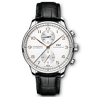 [스페셜오더]IWC-IW371615 아이더블유씨 포르투기저 크로노그래프 스틸 그린 다이얼 예물시계 41mm