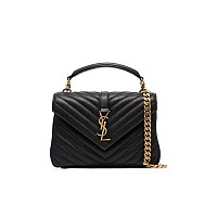 [스페셜오더]SAINT LAURENT-428056 생 로랑 다크 레드 다이아몬드 스티칭 미디엄 모노그램 컬리지백