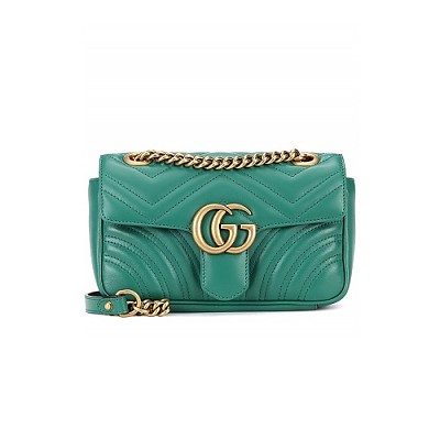 [스페셜오더]GUCCI-446744 4381 구찌 GG 마몽 데님 플라워 자수 한정판  미니 숄더백