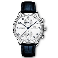 [스페셜오더]IWC-IW371615 아이더블유씨 포르투기저 크로노그래프 스틸 그린 다이얼 예물시계 41mm