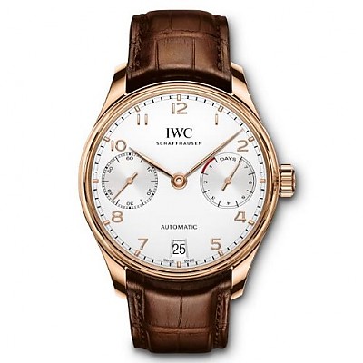 [스페셜오더]IWC-IW500710 아이더블유씨 포르투기저 오토매틱 스틸 블루 다이얼 시계 42mm