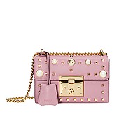 [스페셜오더]GUCCI-432182 6491 구찌 페들락 레드 스몰 펄 스터드 장식 숄더백