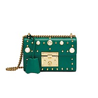 [스페셜오더]GUCCI-432182 5867 구찌 페들락 핑크 스몰 펄 스터드 장식 숄더백