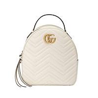 [스페셜오더]GUCCI-476671 6433 구찌 GG 마몽 퀼트 레드가죽 백팩