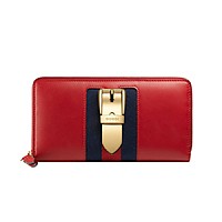 [스페셜오더]GUCCI-476083 1060 구찌 실비 Web 지퍼 어라운드 블랙 장지갑