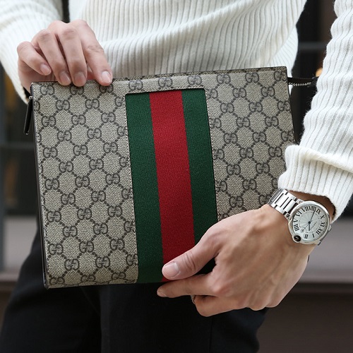 [스페셜오더]GUCCI-475316 9791 구찌 GG 수프림 Web 파우치