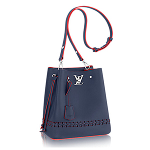 [스페셜오더]LOUIS VUITTON-M43878 루이비통 송아지 가죽 스터드 장식 블랙 락미 버킷