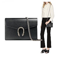[스페셜오더]GUCCI-401231 5609 구찌 블랙 디오니서스 스웨이드 미니 체인 지갑