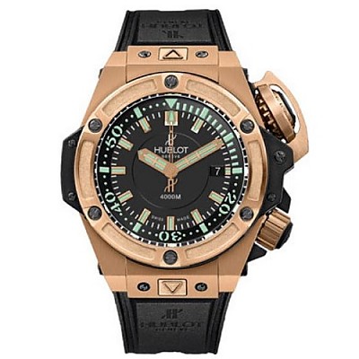 [스페셜오더]HUBLOT-위블로 킹파워 오션그래픽 로즈 골드 다이버 남성시계48mm