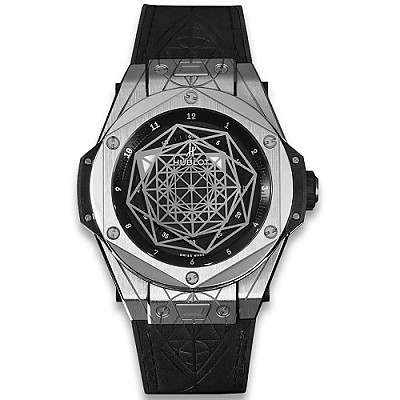 [스페셜오더]HUBLOT-위블로 BIG BANG 빅뱅 크로노그래프 스틸 다이아몬드 남성워치 44mm